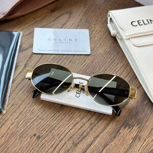 Celine gold frame women sun glasses ✨✨